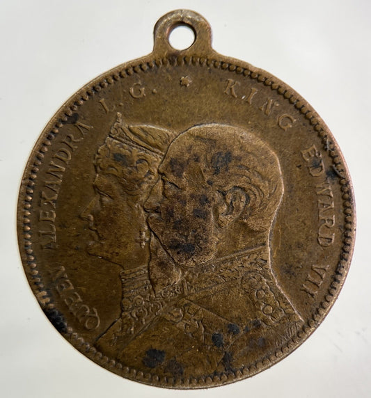 1901 Edward VII Accession Medal Coin | Fine Collectable Grade