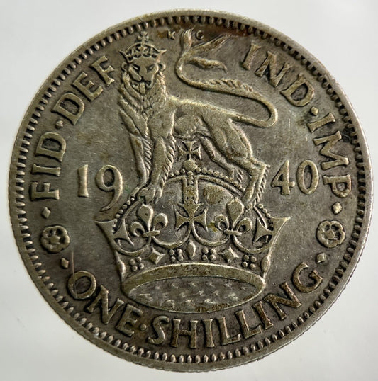 1940 George VI Shilling Silver Coin | Collectable Grade