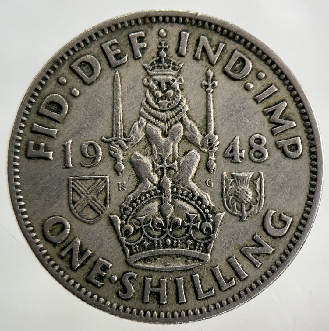 1948 George VI Shilling Coin | Fine Collectable Grade
