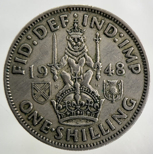 1948 George VI Shilling Coin | Fine Collectable Grade