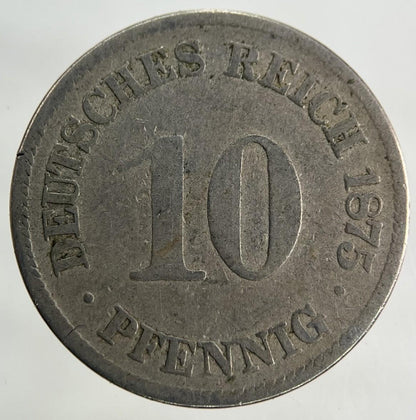 1875 German 10 Pfennig Coin | Collectable Grade