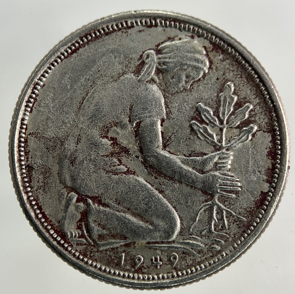 1949 German 50 Pfennig Coin | Collectable Grade