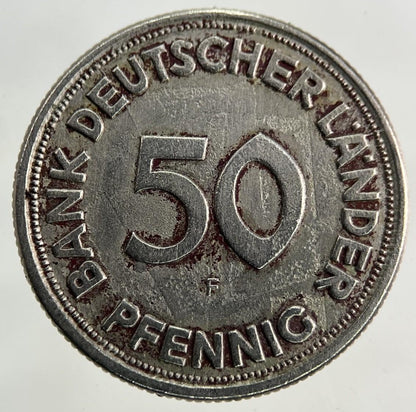 1949 German 50 Pfennig Coin | Collectable Grade
