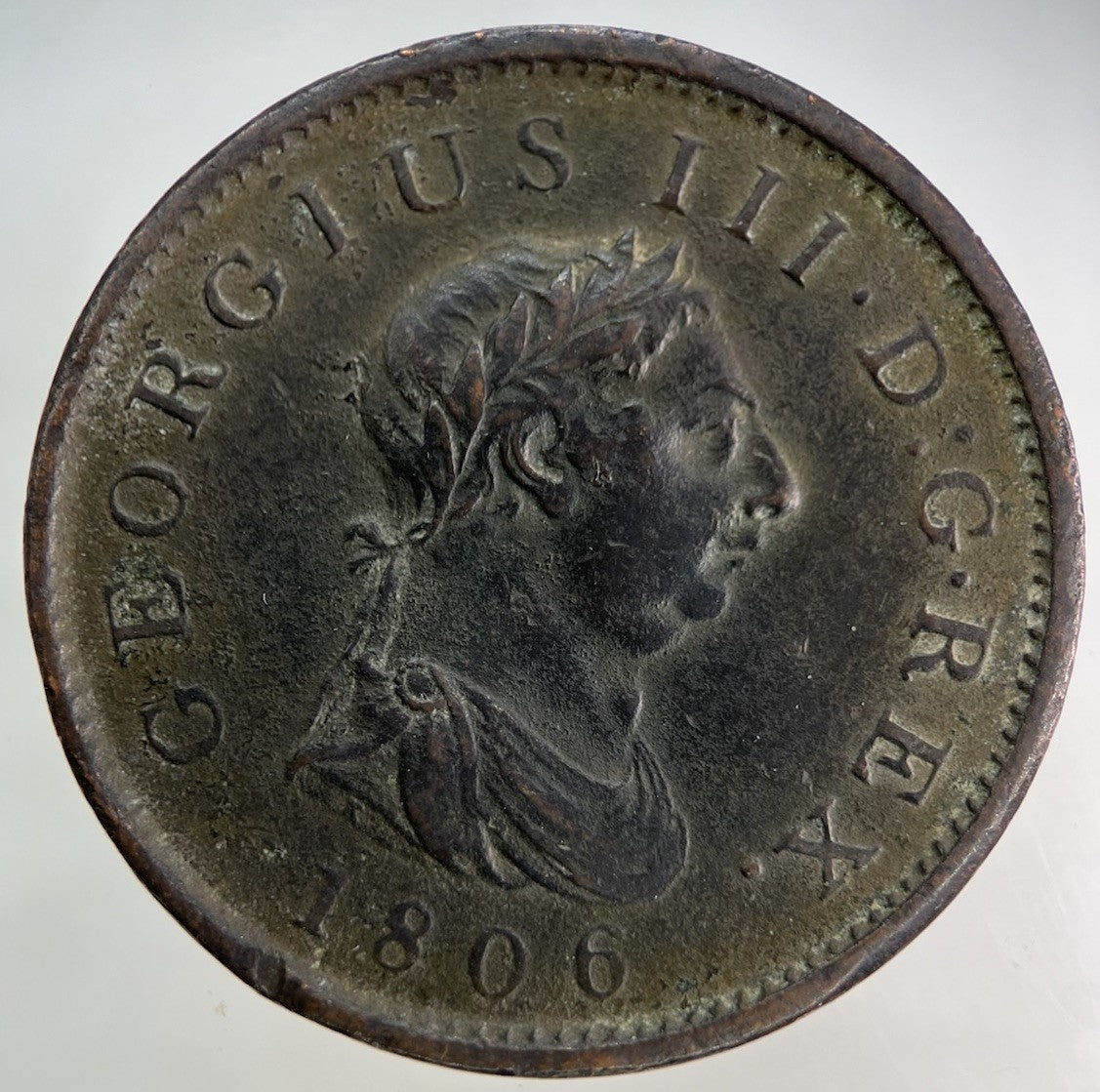 1806 George III 3rd One Penny Coin | Very High Grade