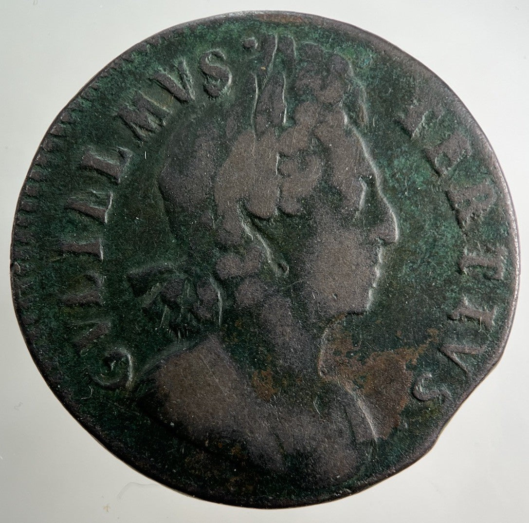 1700 William III 3rd Half-Penny Coin | Fine Collectable Grade