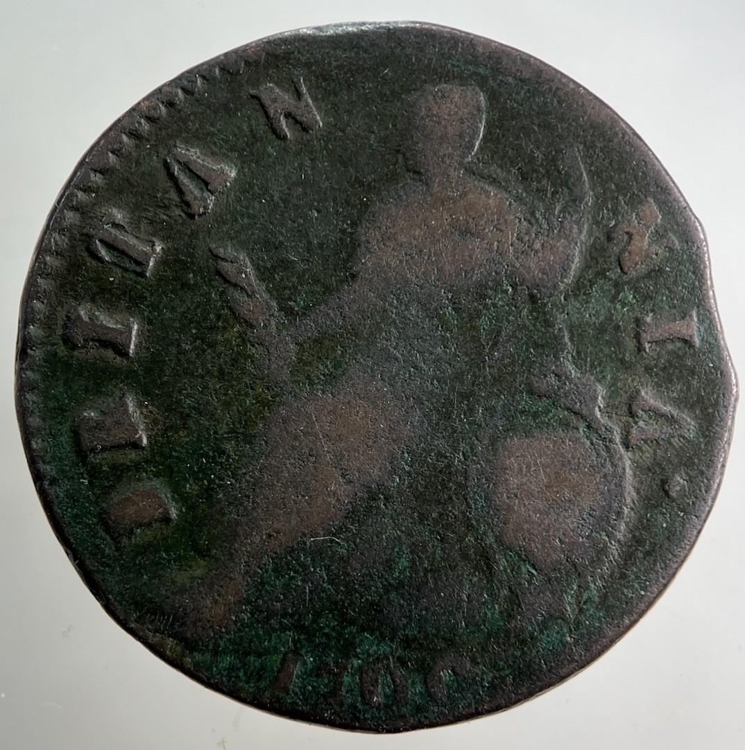 1700 William III 3rd Half-Penny Coin | Fine Collectable Grade