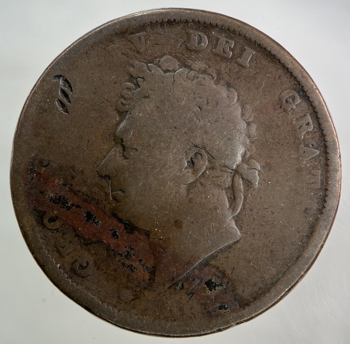 British George IV One Penny Coin | Fair Grade