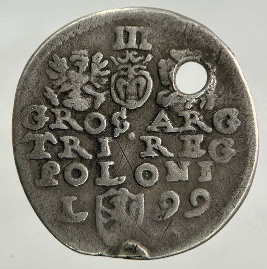 1599 Poland III 3 Gros Groschen Silver Coin | Collectable Grade