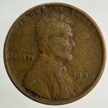 1936 US USA Wheat One Cent Coin | Collectable Grade