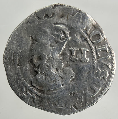 1660-85 Charles I 1st Half-Groat Two-Pence Silver Coin | Collectable Grade