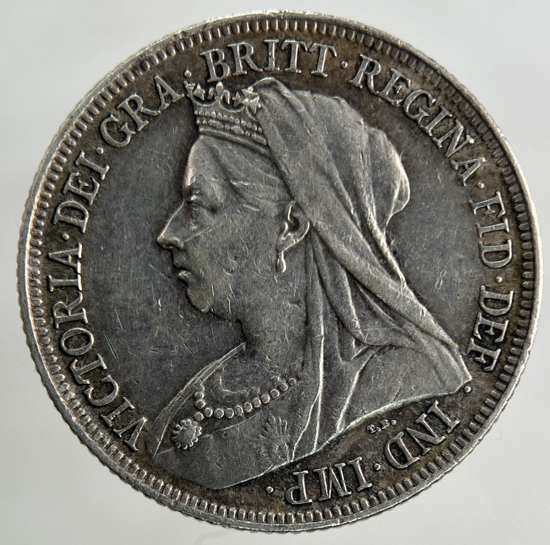 1898 Victoria Shilling Silver Coin | Very High Grade