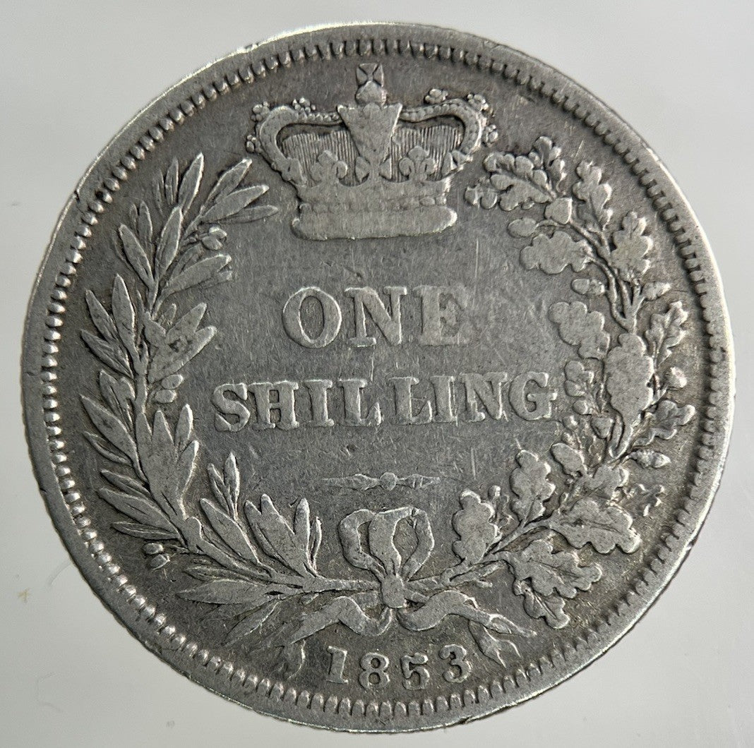 1853 Victoria Shilling Silver Coin | Fine Collectable Grade