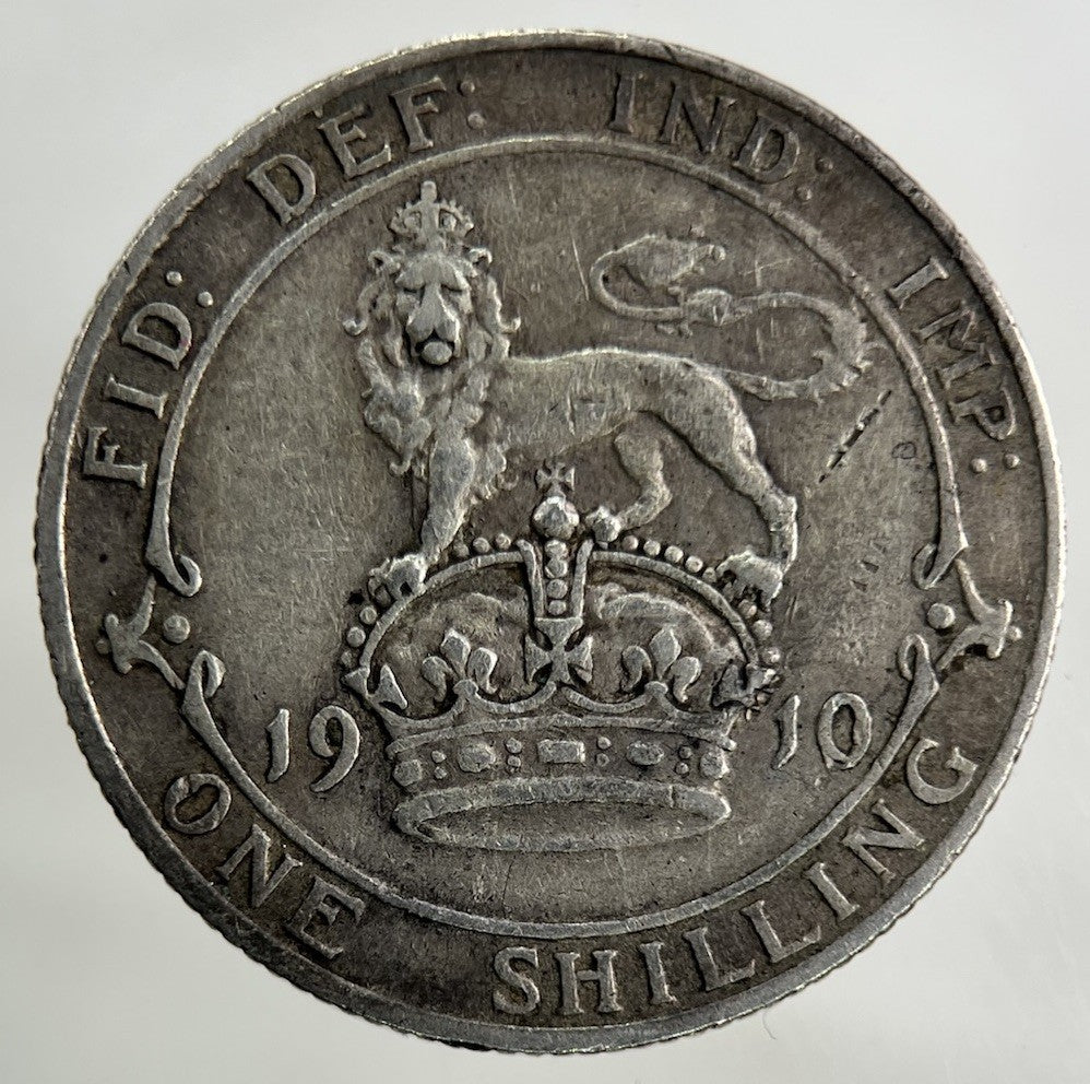 1910 Edward VII Shilling Silver Coin | Very High Grade