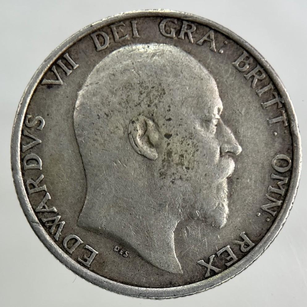 1910 Edward VII Shilling Silver Coin | Very High Grade