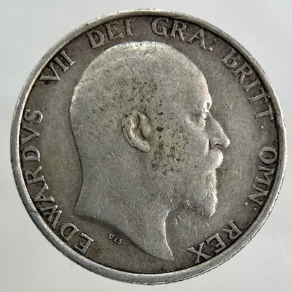 1910 Edward VII Shilling Silver Coin | Very High Grade