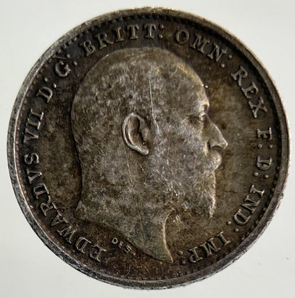 1902 Edward VII Maundy Two-Pence Silver Coin | Very High Grade