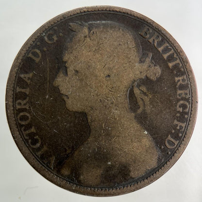 1889 Victoria One Penny Coin | Collectable Grade