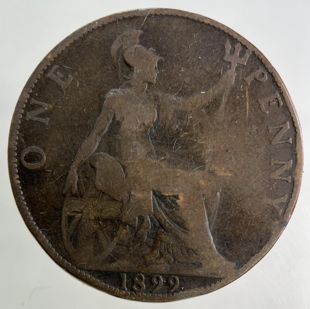1899 Victoria One Penny Coin | Collectable Grade