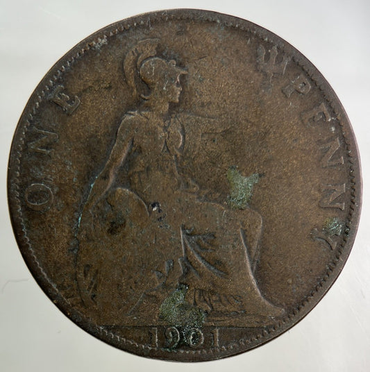 1901 Victoria One Penny Coin | Collectable Grade