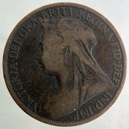 1899 Victoria One Penny Coin | Collectable Grade