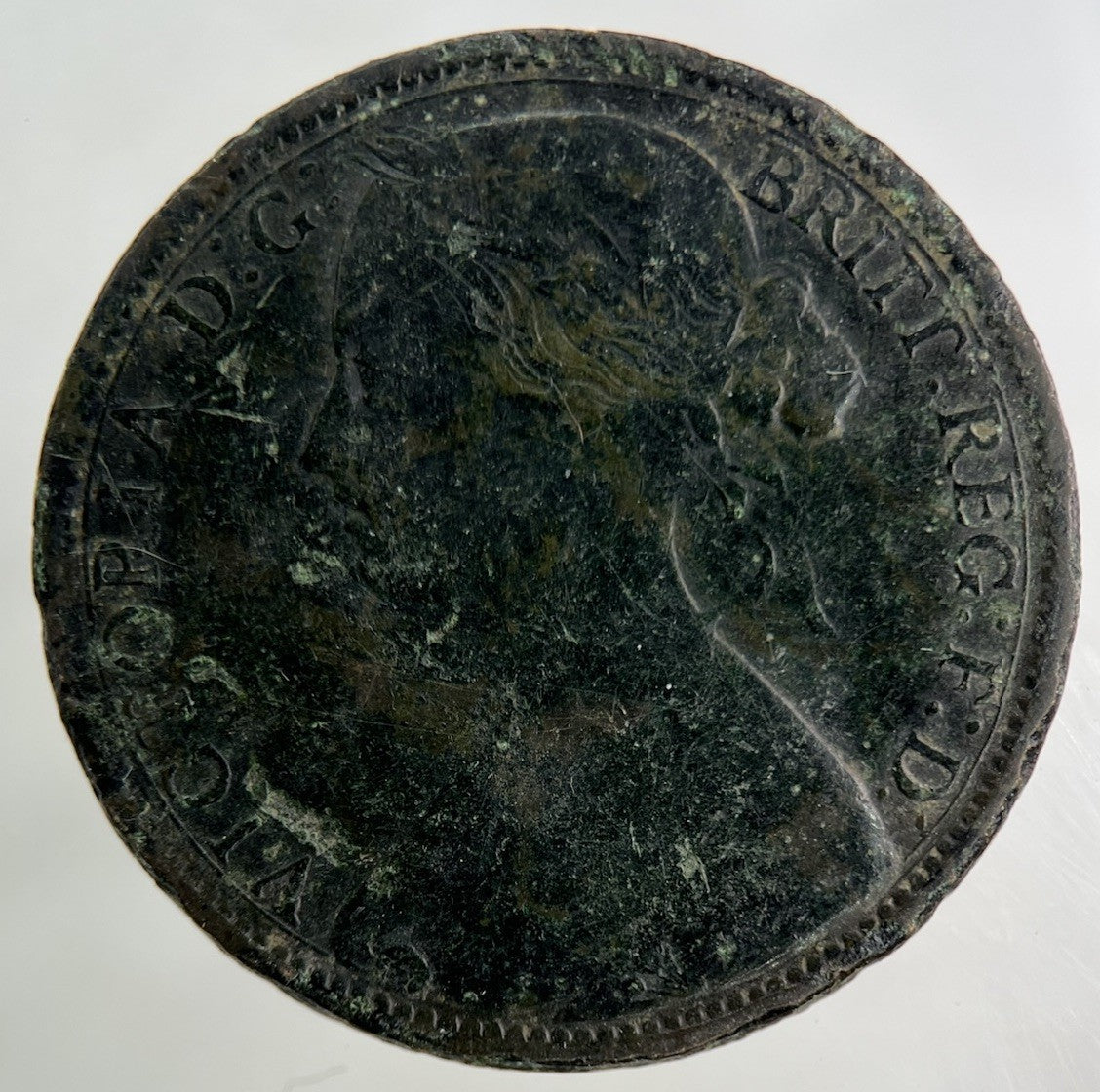 1862 Victoria One Penny Coin | Collectable Grade