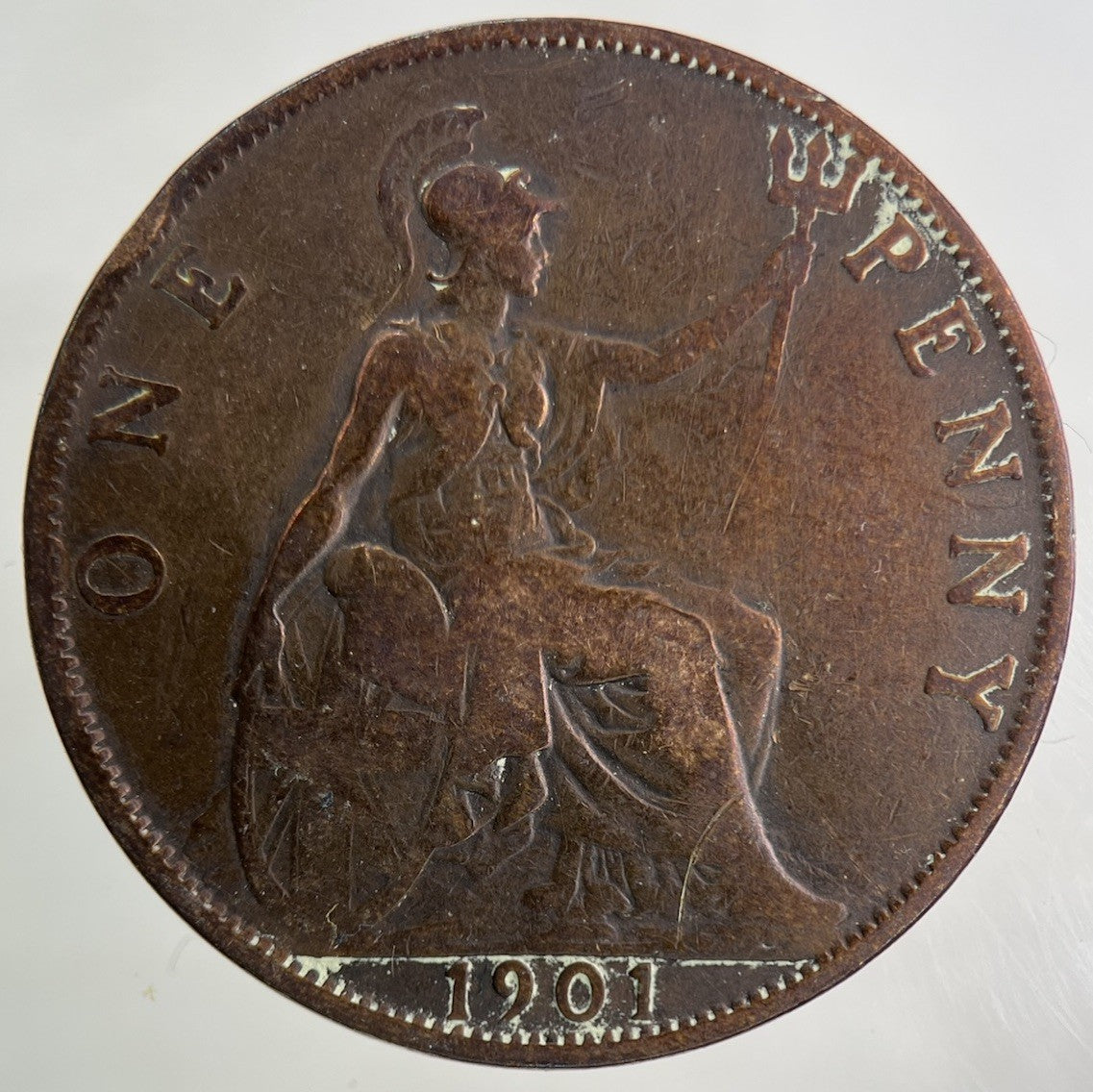 1901 Victoria One Penny Coin | Collectable Grade