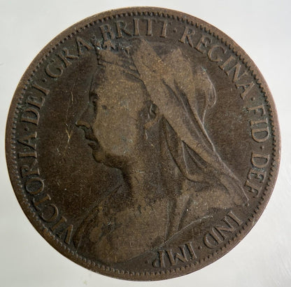 1897 Victoria One Penny Coin | Collectable Grade