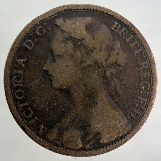 1879 Victoria One Penny Coin | Collectable Grade