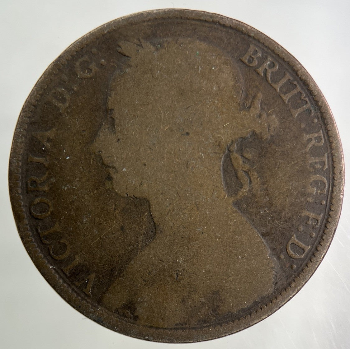 1889 Victoria One Penny Coin | Collectable Grade