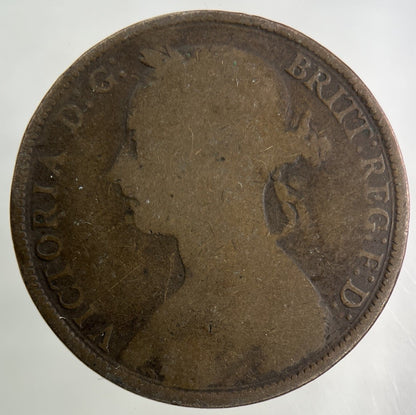 1889 Victoria One Penny Coin | Collectable Grade