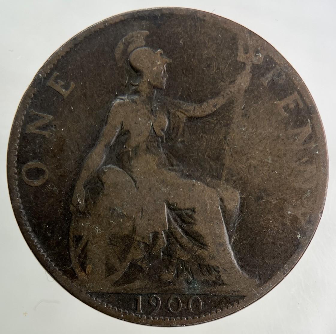 1900 Victoria One Penny Coin | Collectable Grade