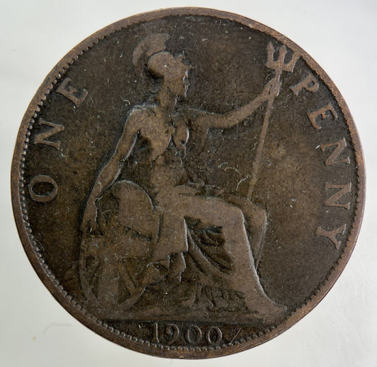 1900 Victoria One Penny Coin | Collectable Grade