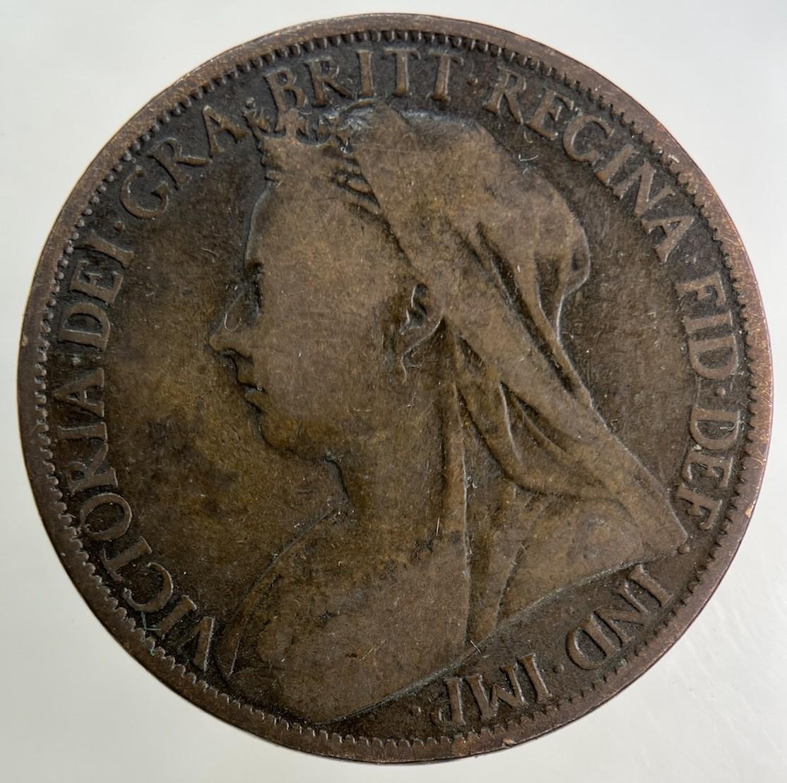 1900 Victoria One Penny Coin | Collectable Grade