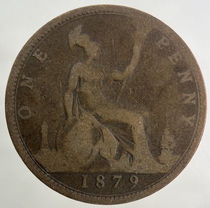 1879 Victoria One Penny Coin | Collectable Grade