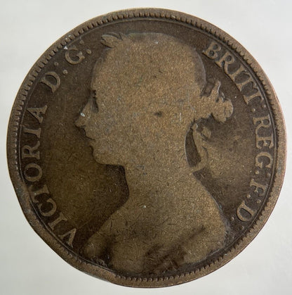 1893 Victoria One Penny Coin | Collectable Grade