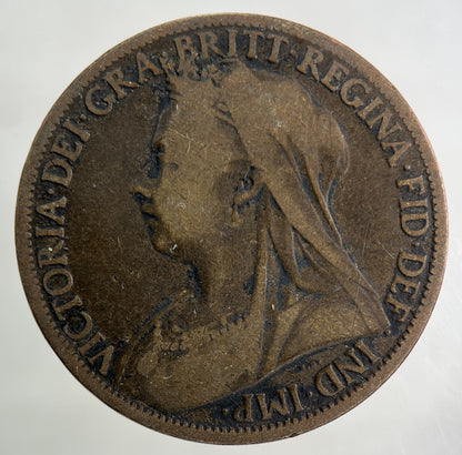 1901 Victoria One Penny Coin | Collectable Grade