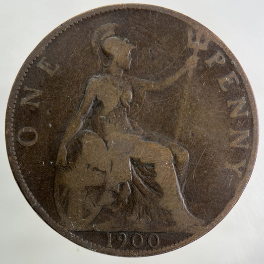 1900 Victoria One Penny Coin | Collectable Grade