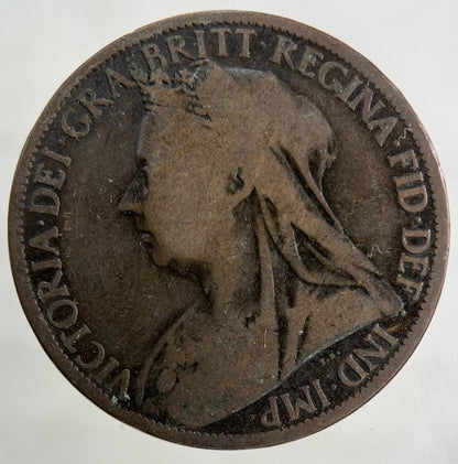1898 Victoria One Penny Coin | Collectable Grade