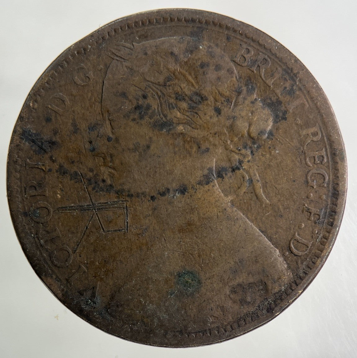 1861 Victoria One Penny Coin | Collectable Grade