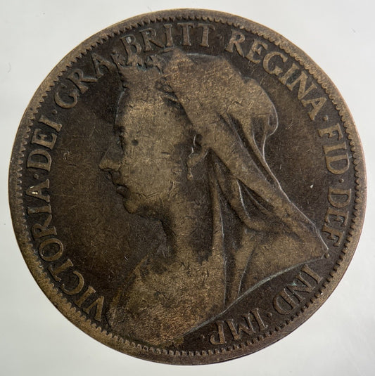 1900 Victoria One Penny Coin | Collectable Grade