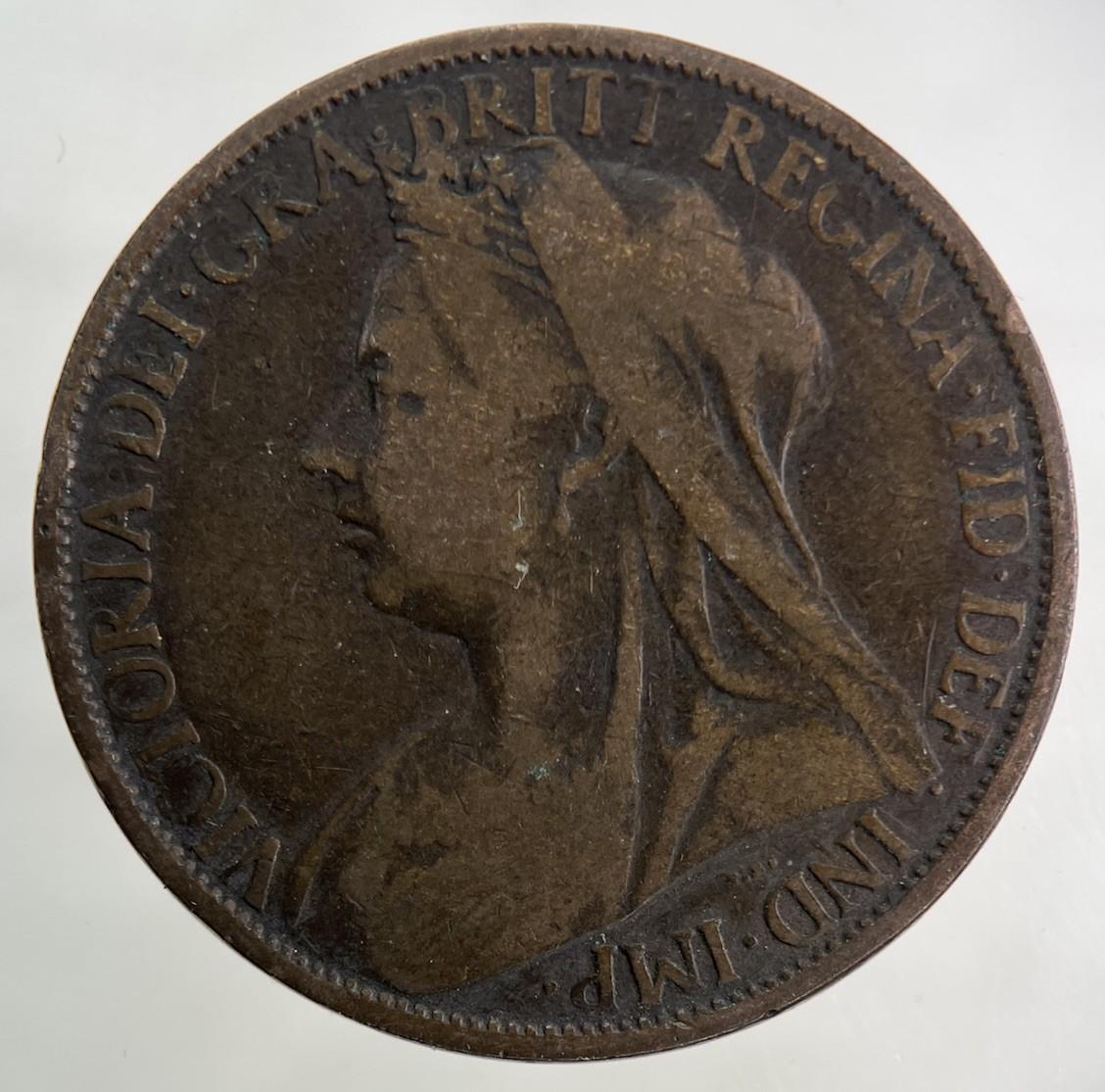 1900 Victoria One Penny Coin | Collectable Grade