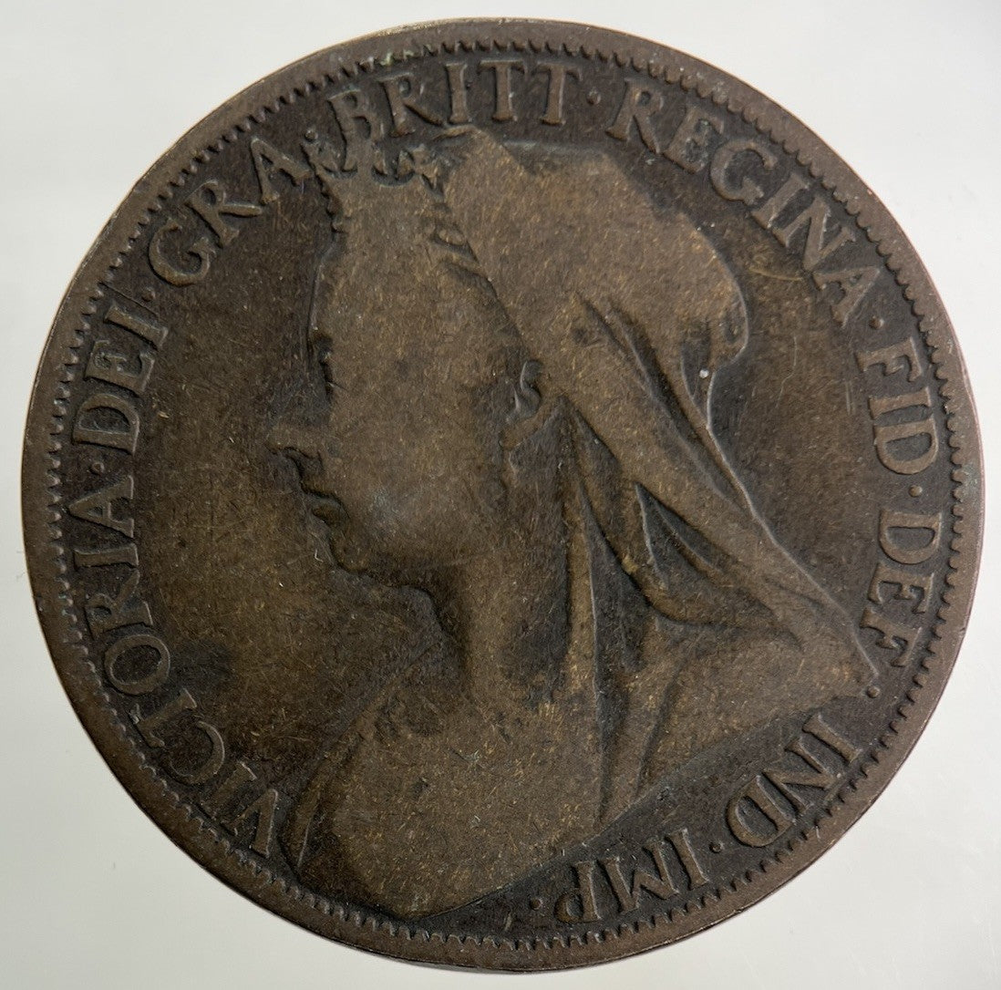 1900 Victoria One Penny Coin | Collectable Grade