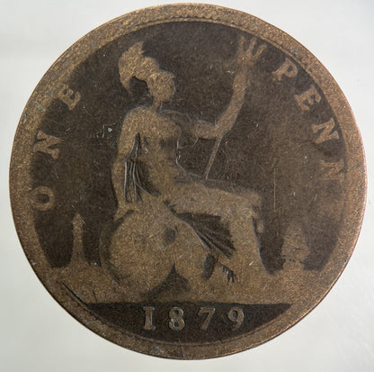 1879 Victoria One Penny Coin | Collectable Grade