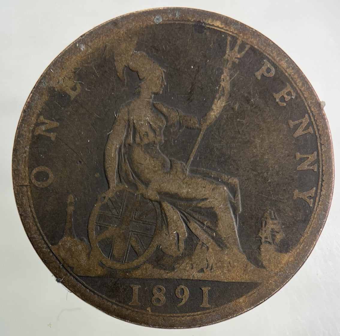 1891 Victoria One Penny Coin | Collectable Grade