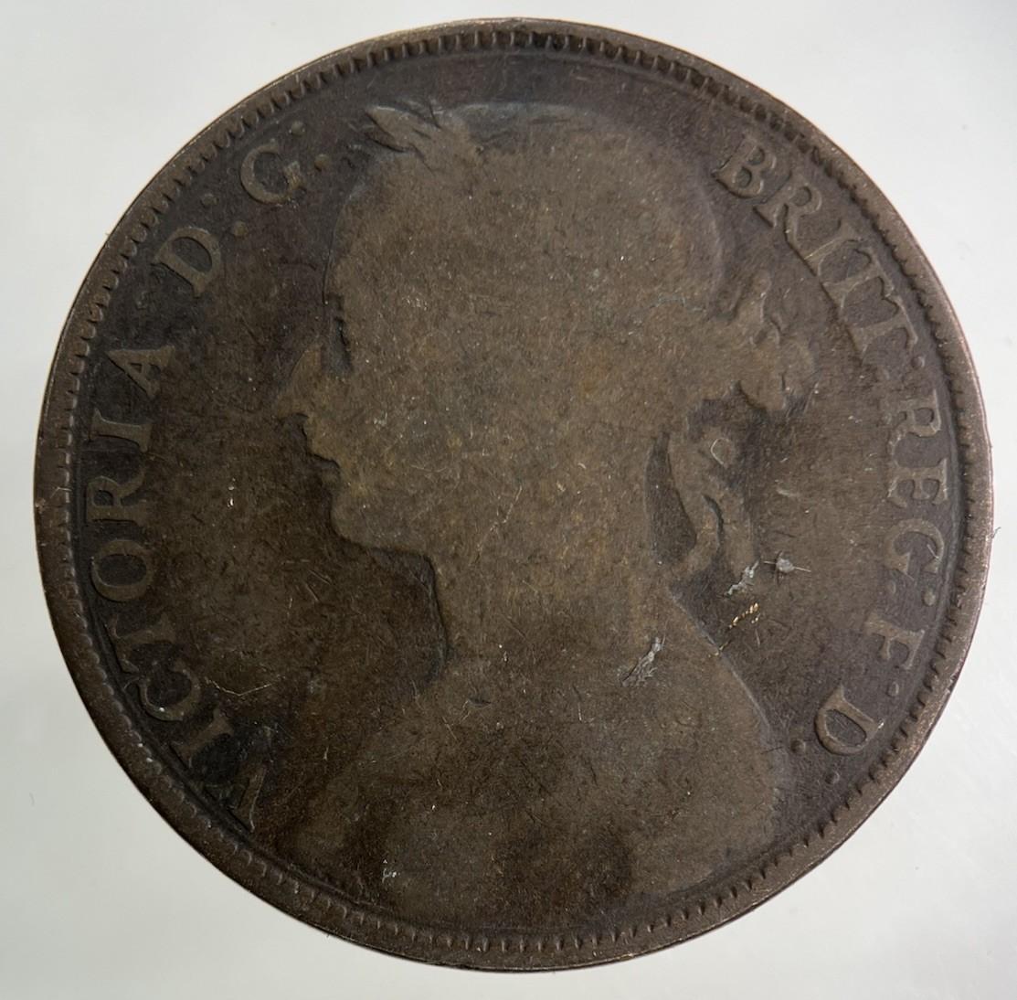 1893 Victoria One Penny Coin | Collectable Grade