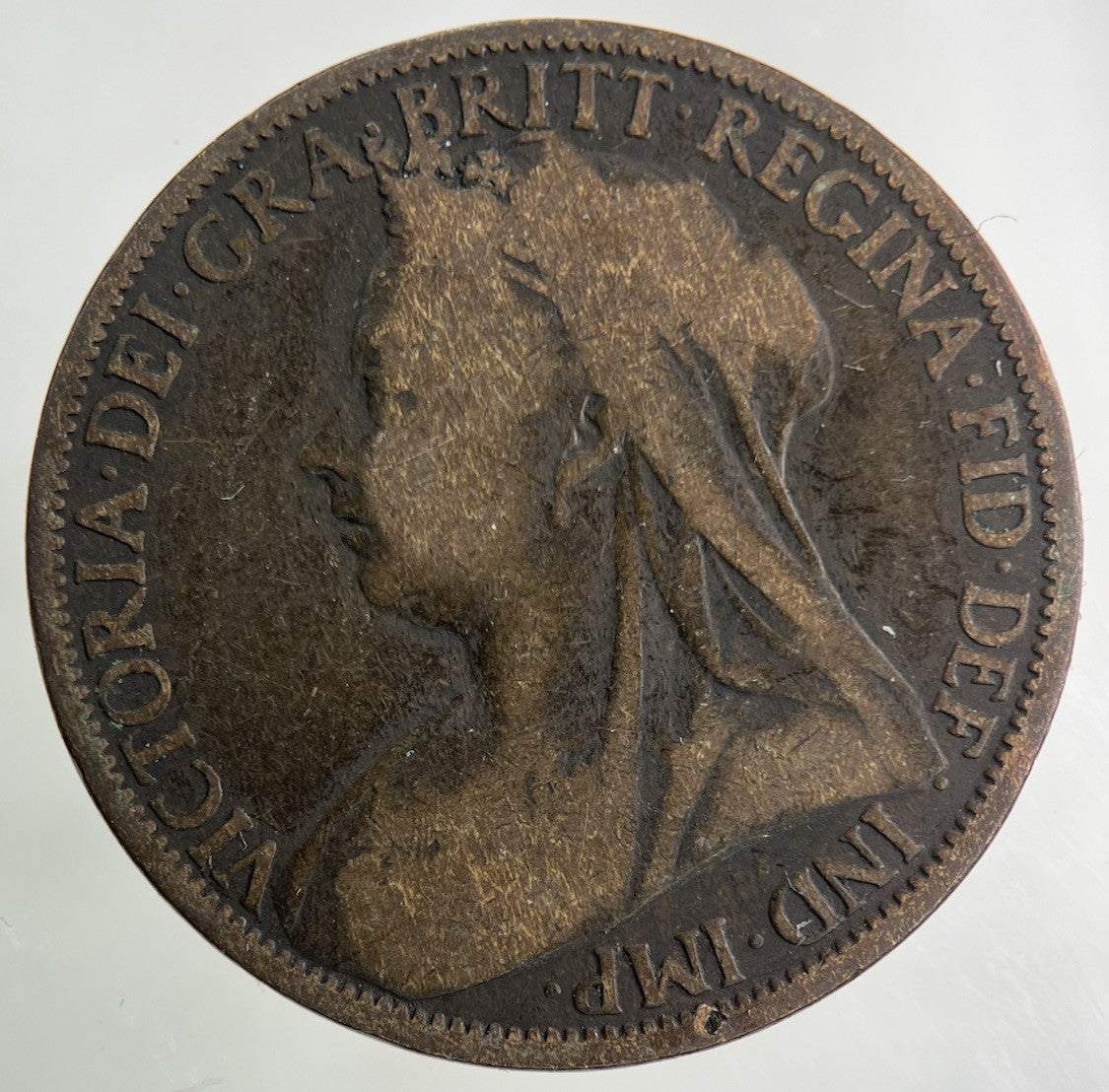 1900 Victoria One Penny Coin | Collectable Grade