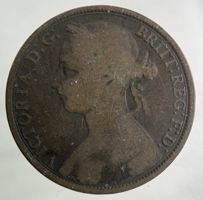 1891 Victoria One Penny Coin | Collectable Grade