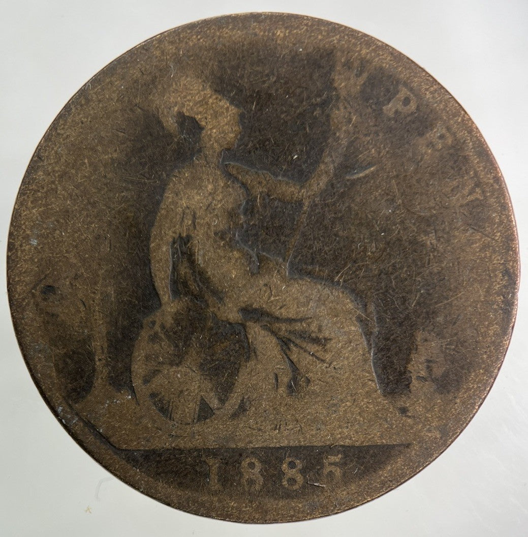 1885 Victoria One Penny Coin | Collectable Grade