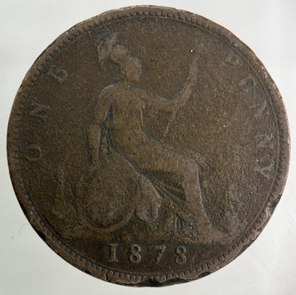 1878 Victoria One Penny Coin | Collectable Grade