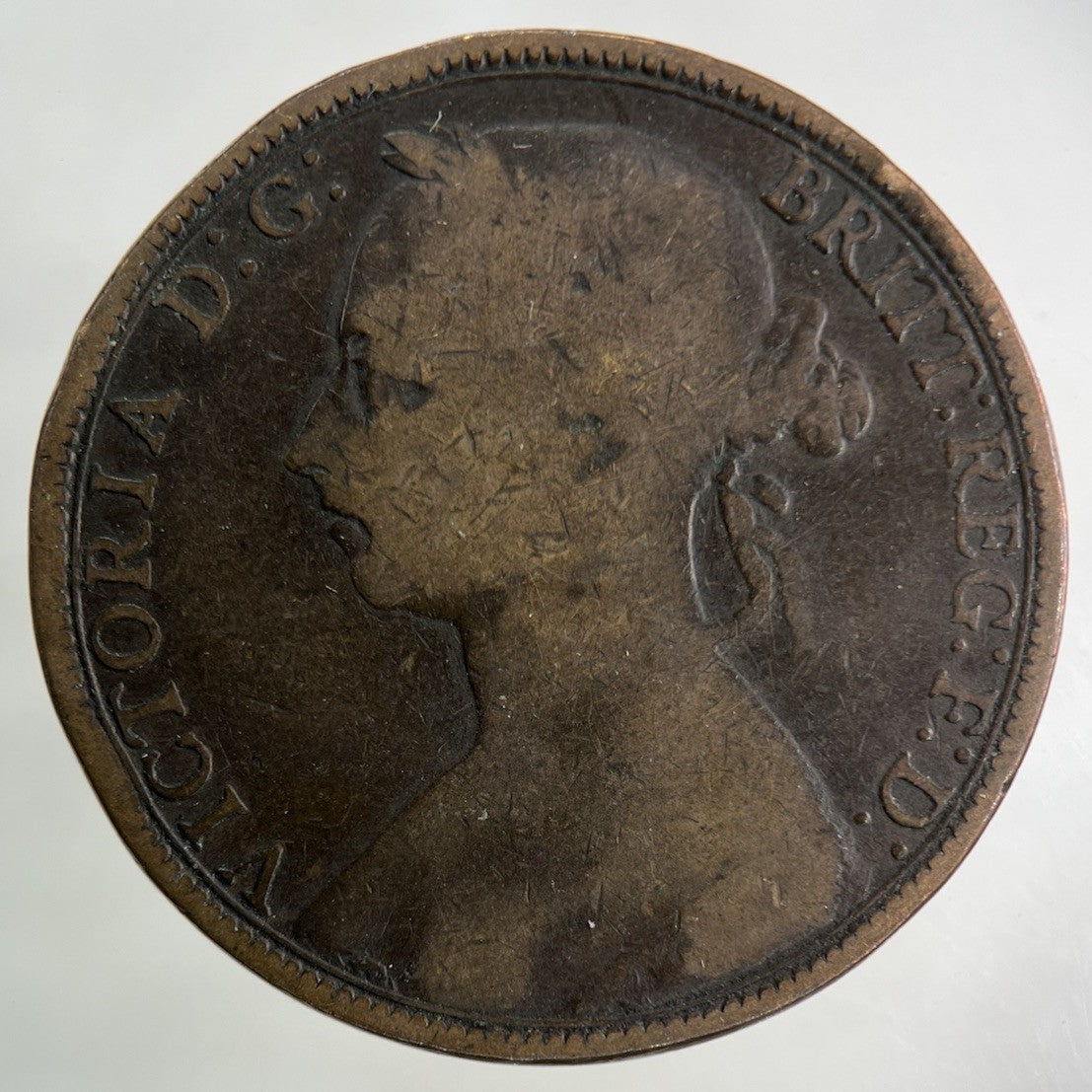 1891 Victoria One Penny Coin | Collectable Grade